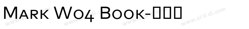 Mark W04 Book字体转换 Mark W04 Book字体转换